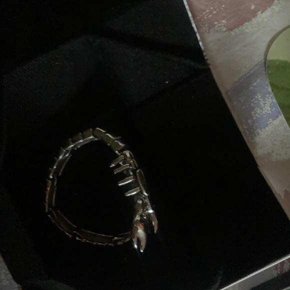 Scorpion medallion vintage style bracelet - Picture 3 of 5